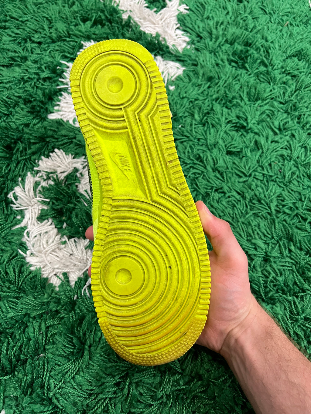 Nike Air Force 1 Low Off-White Volt (Preowned 9.5M)