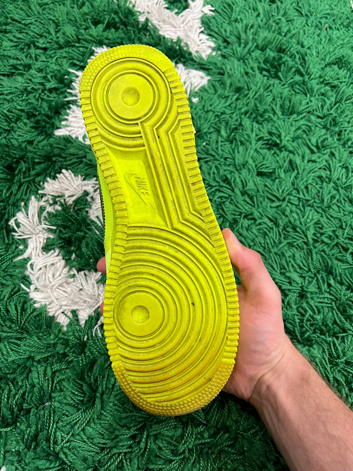Nike Air Force 1 Low Off-White Volt (Preowned 9.5M)