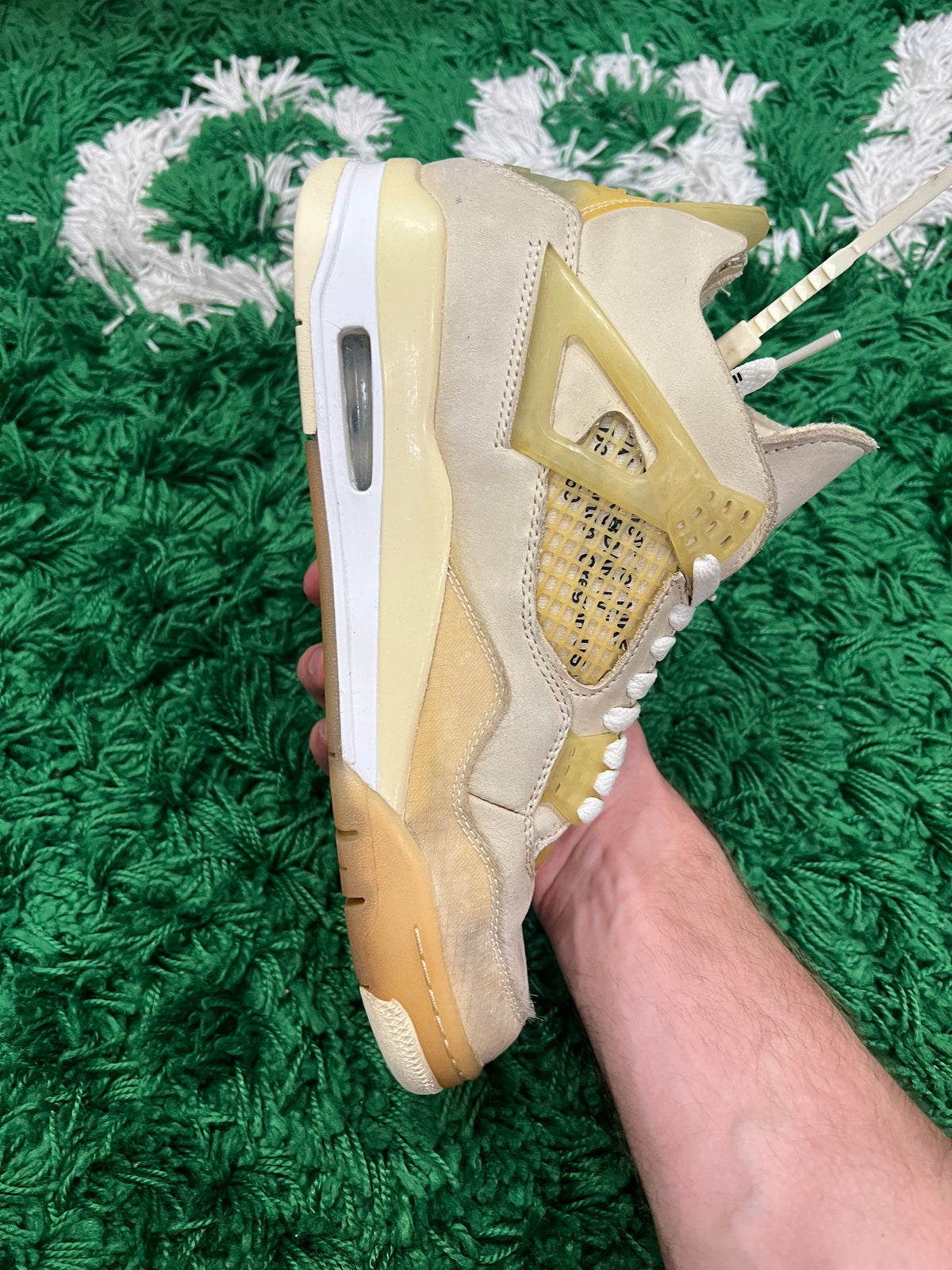 Jordan 4 Off-White Sail (Women's) (Preowned 7.5M/9W)