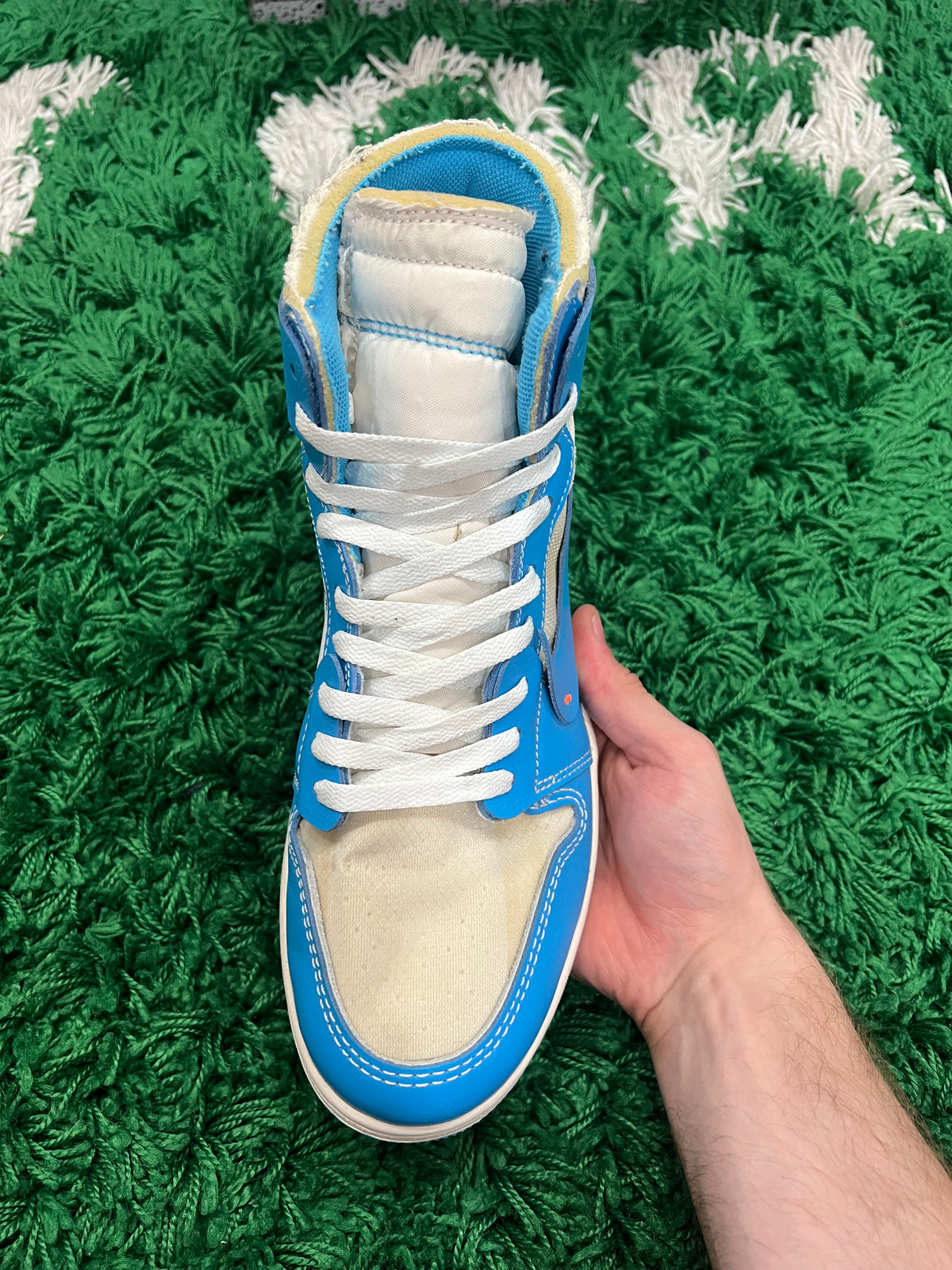 Jordan 1 High Off-White University Blue (Preowned 10.5M)
