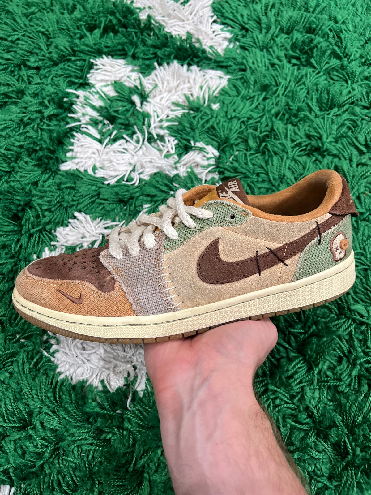 Jordan 1 Low Zion Williamson Voodoo (Preowned 8M)