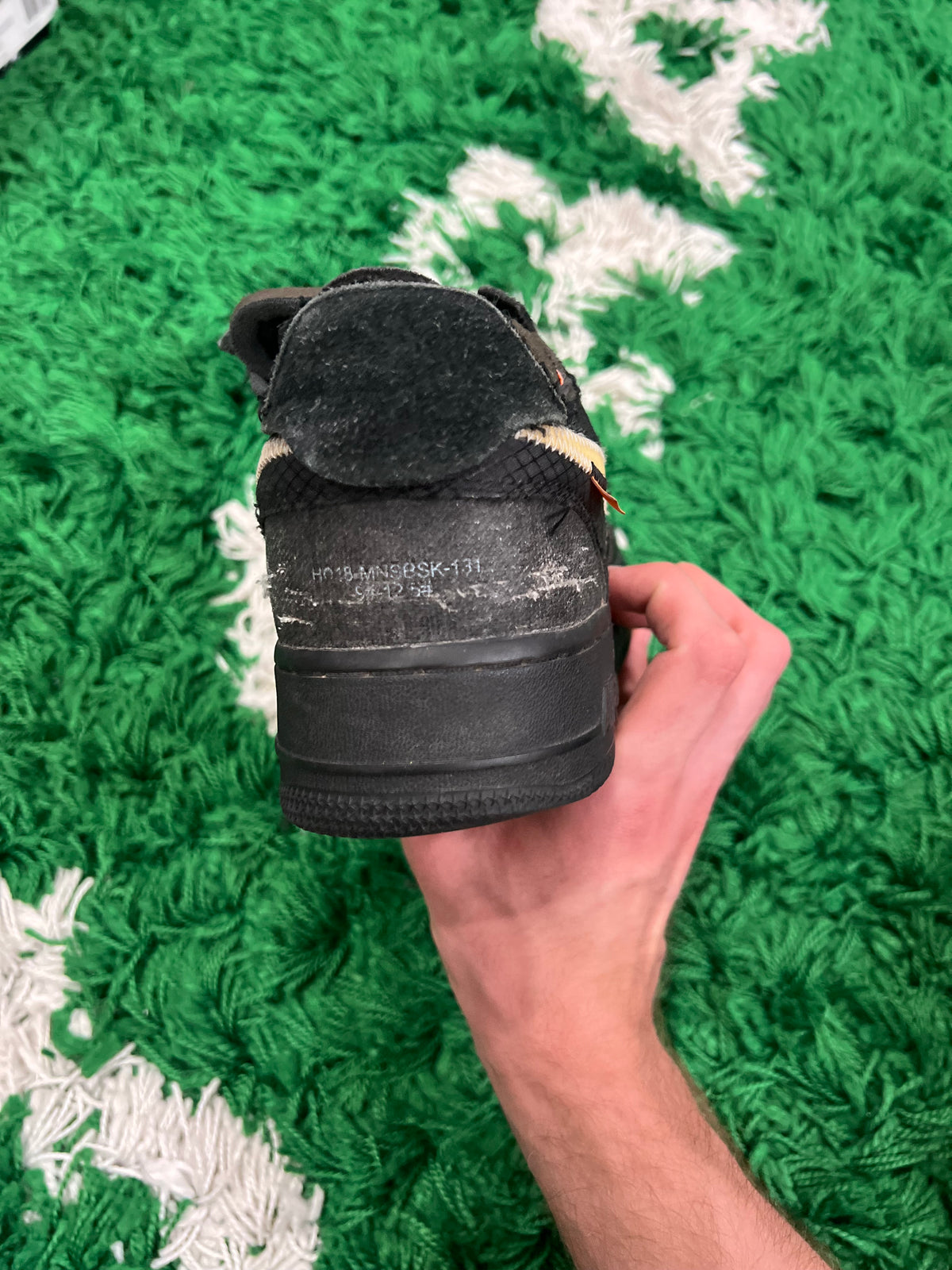 Nike Air Force 1 Low Off-White Black White (Preowned 9.5M)