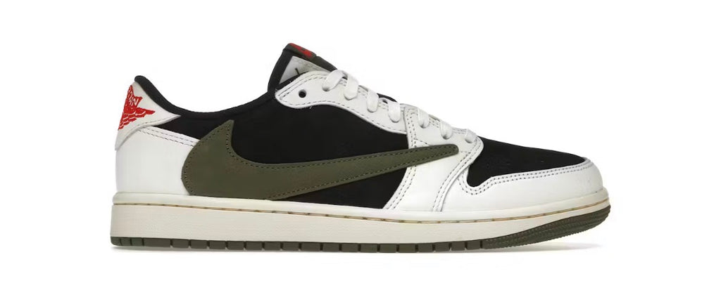 Jordan 1 Low Travis Scott Olive (Women's) (Preowned 10M/11.5W)