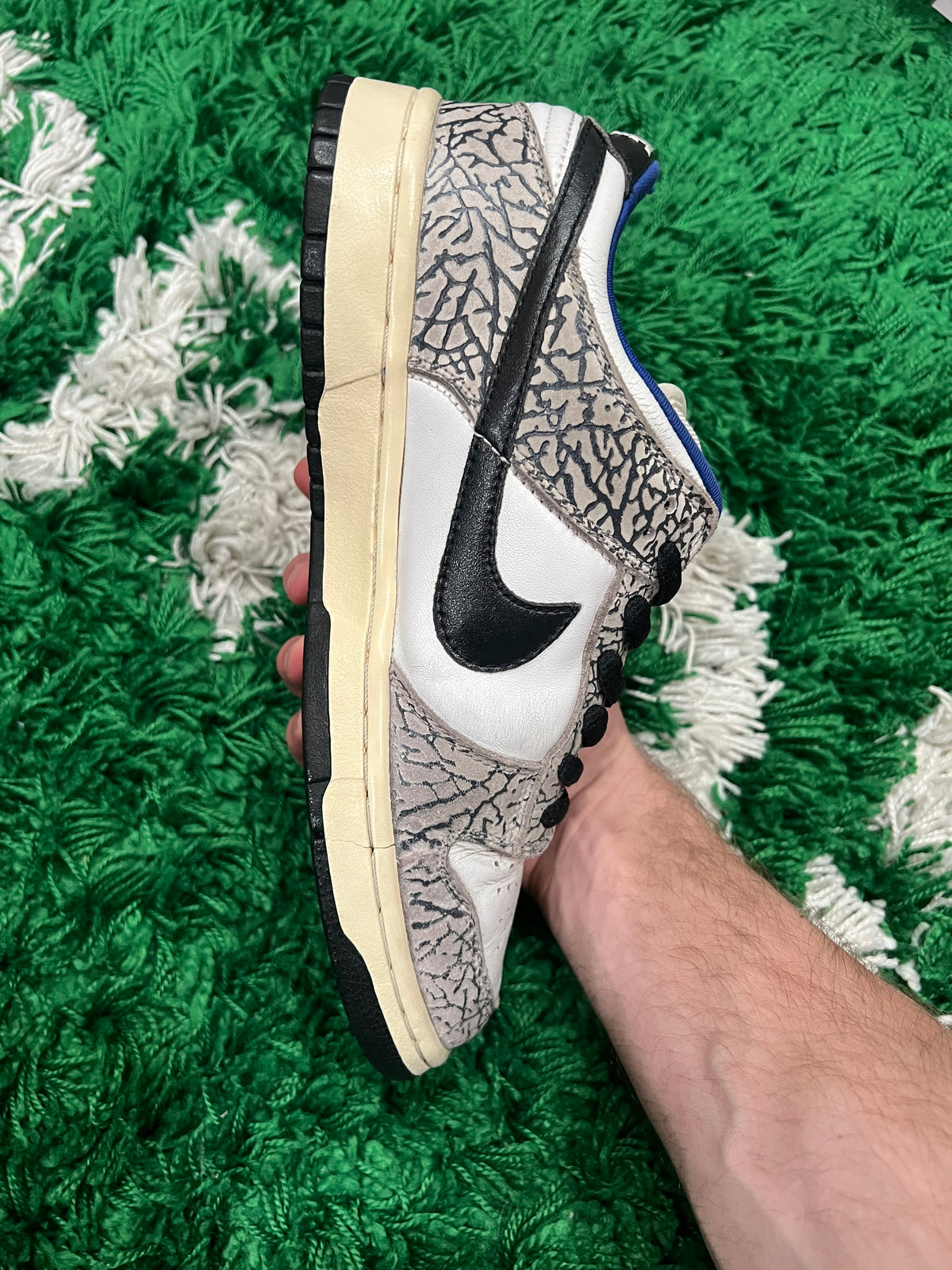 Nike SB Dunk Low Supreme White Cement (2002) (Preowned 9.5M)