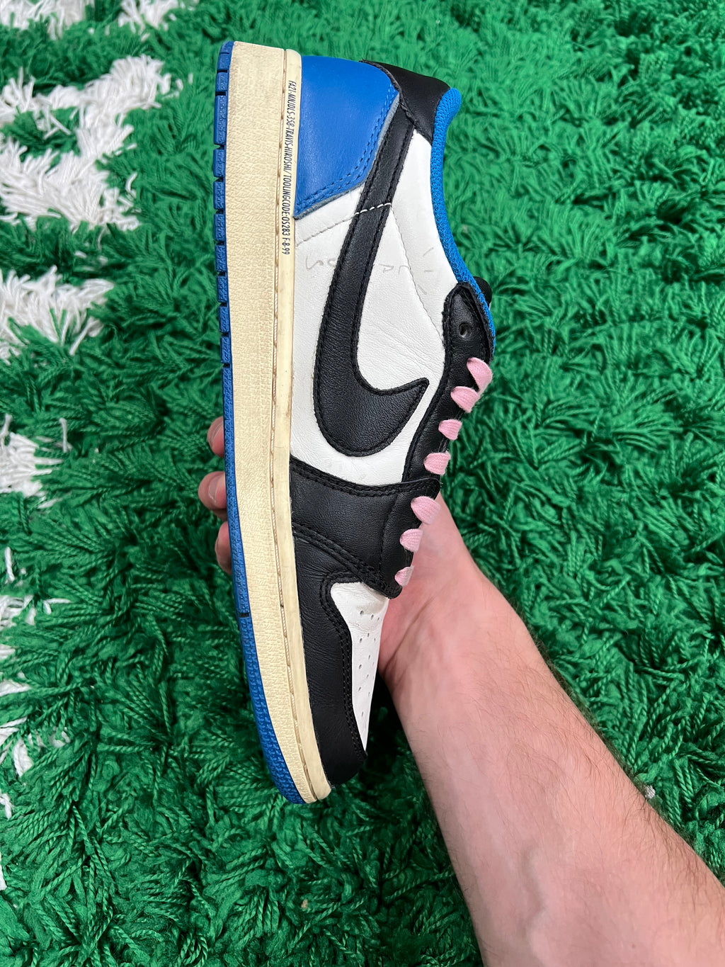Jordan 1 Low Fragment x Travis Scott (Pre-Owned Size 9M)