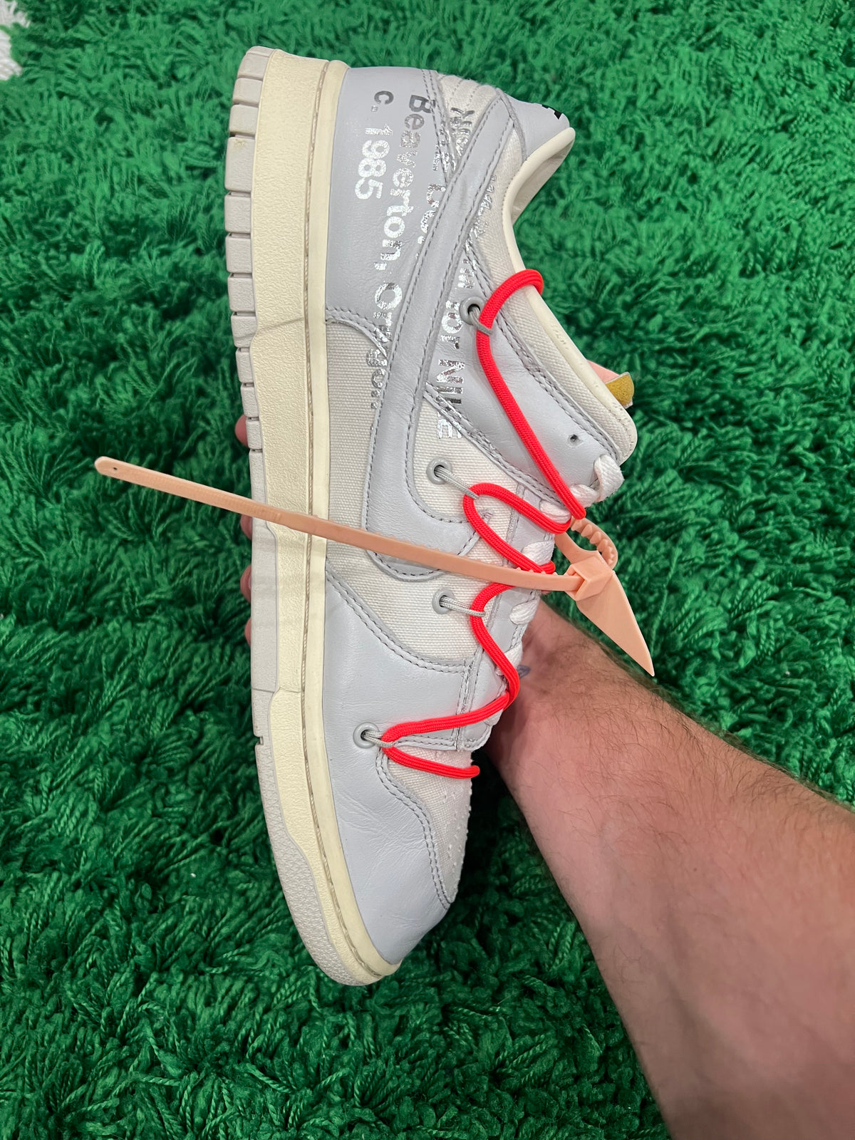 Nike Dunk Low Off-White Lot 6 (Pre-Owned Size 12M)