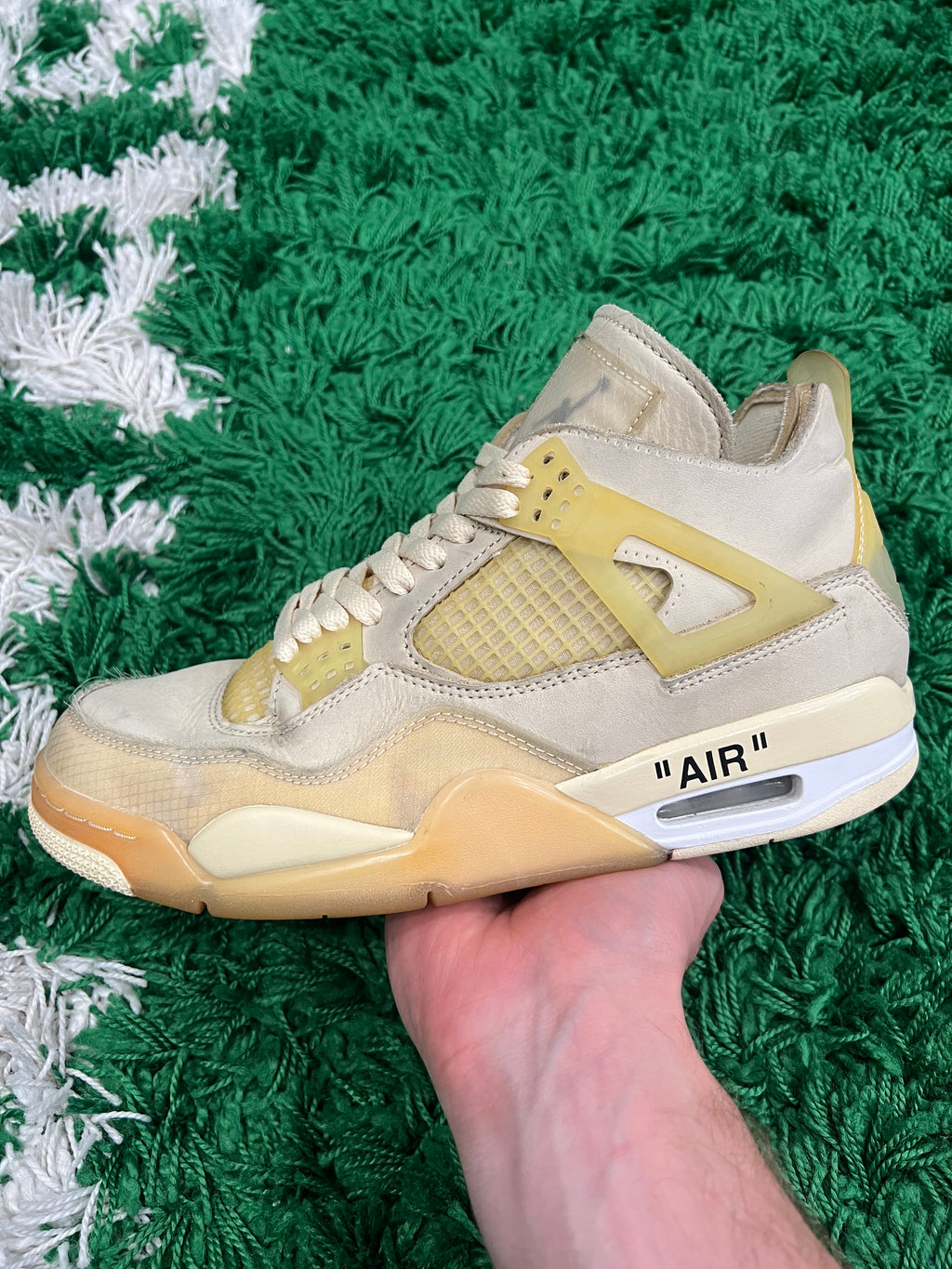 Jordan 4 Off-White Sail (Women's) (Preowned 7.5M/9W)