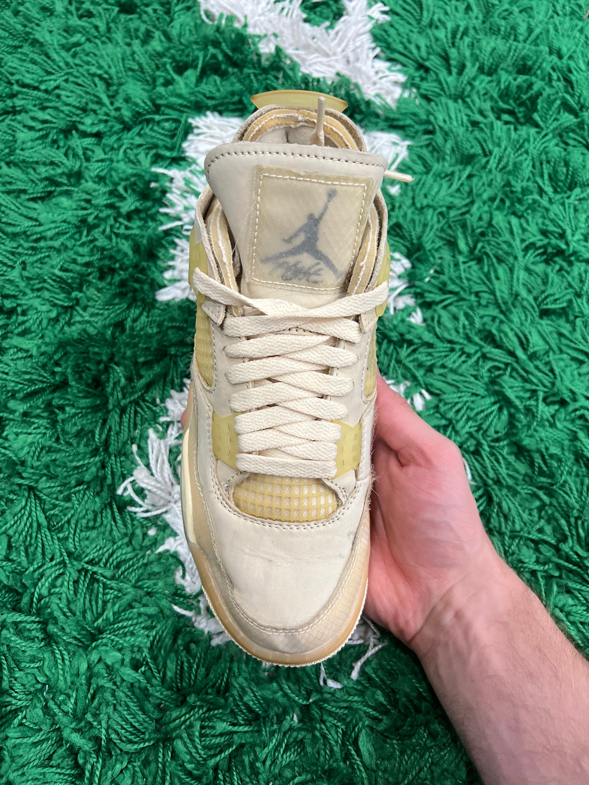 Jordan 4 Off-White Sail (Women's) (Preowned 5.5M/7W)