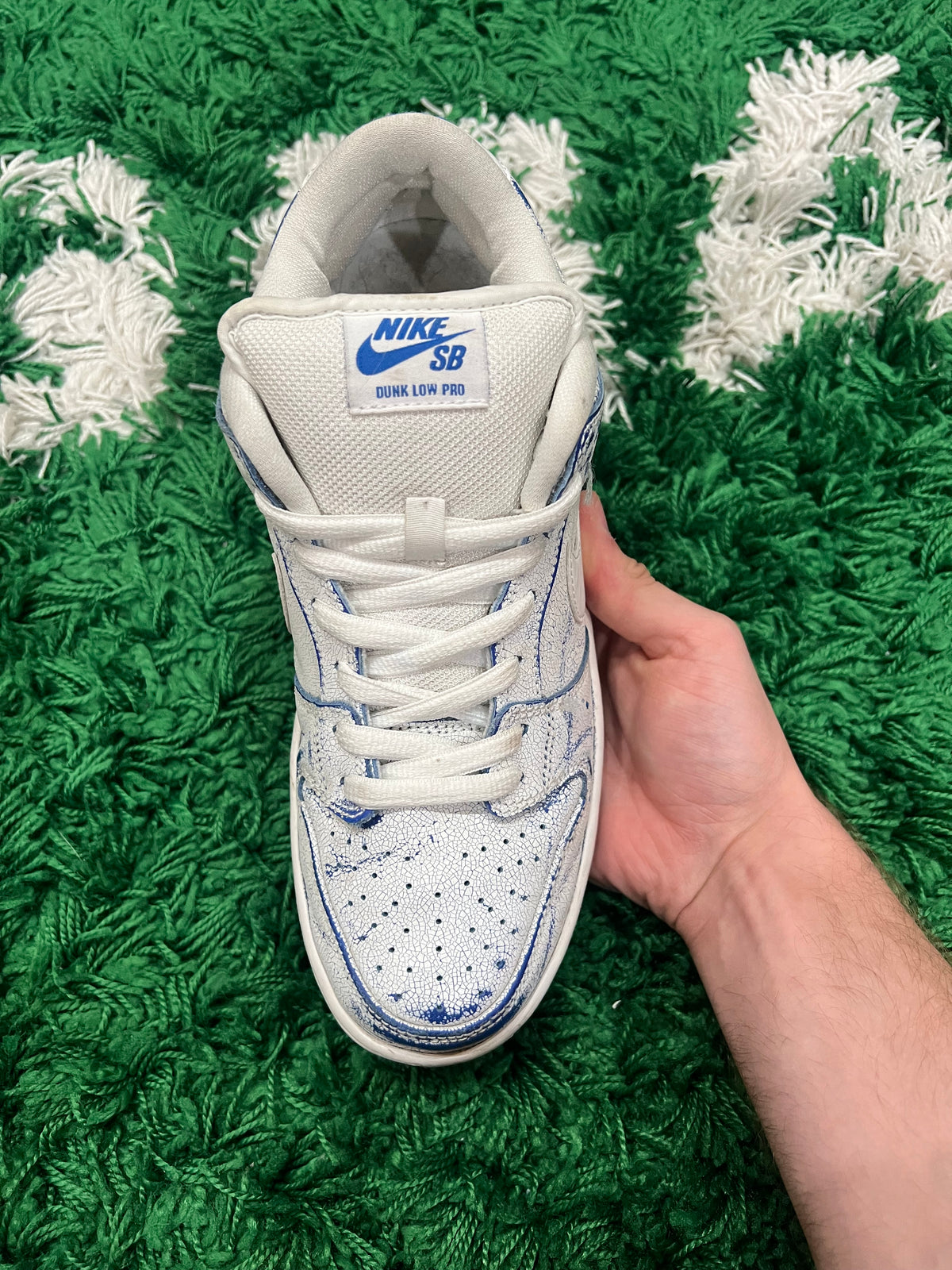 Nike SB Dunk Low Premium White Game Royal (Preowned 9M)