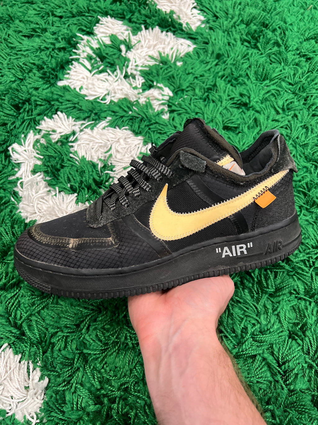 Nike Air Force 1 Low Off-White Black White (Preowned 8.5M)
