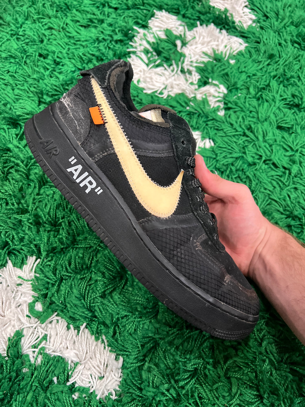 Nike Air Force 1 Low Off-White Black White (Preowned 9.5M)