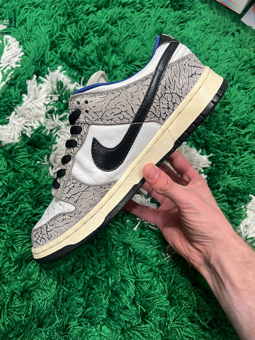Nike SB Dunk Low Supreme White Cement (2002) (Preowned 9.5M)