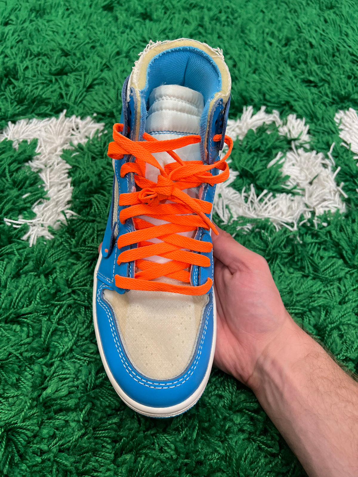 Jordan 1 High Off-White University Blue (Preowned 6M)