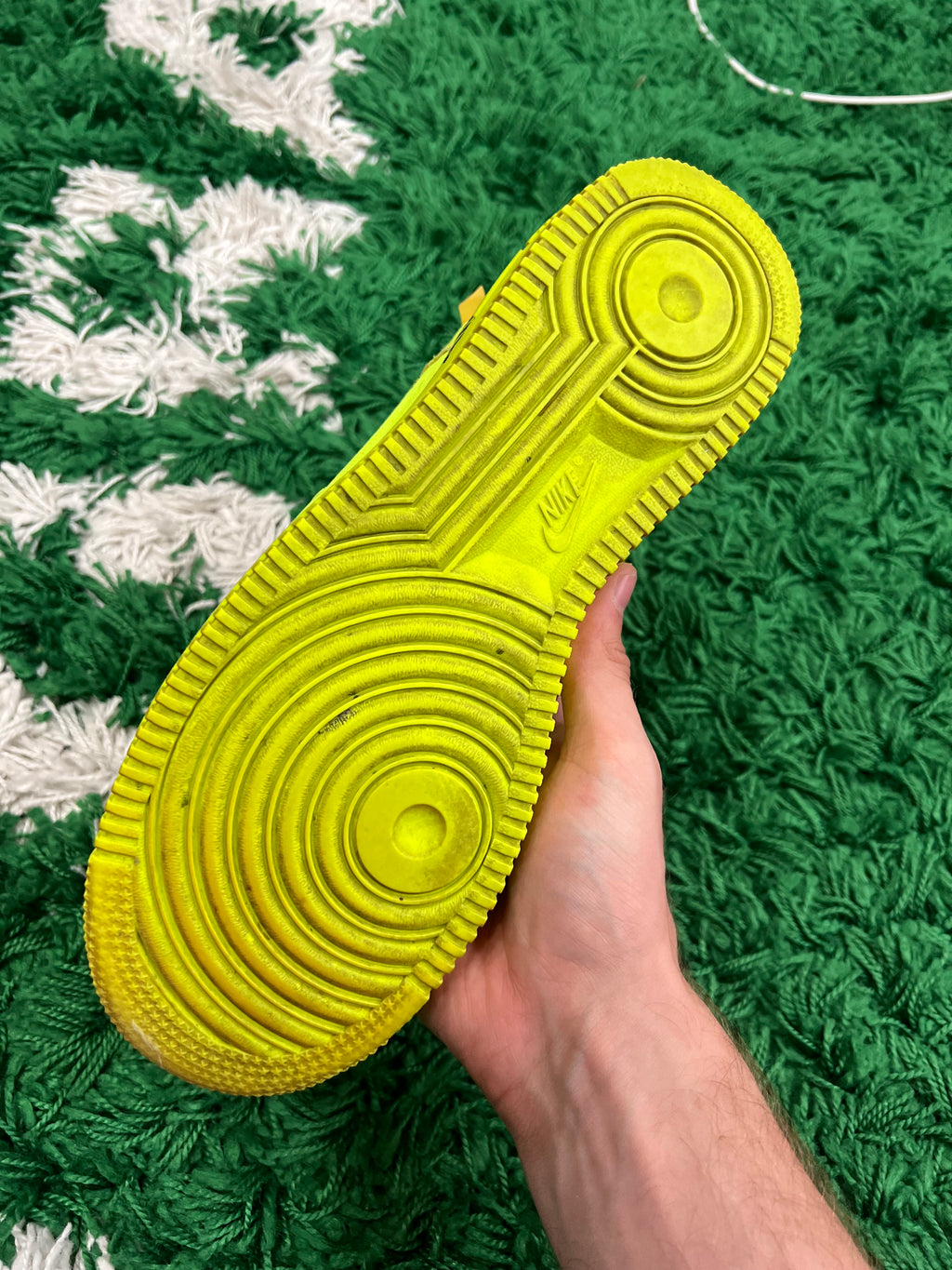 Nike Air Force 1 Low Off-White Volt (Preowned 9.5M)