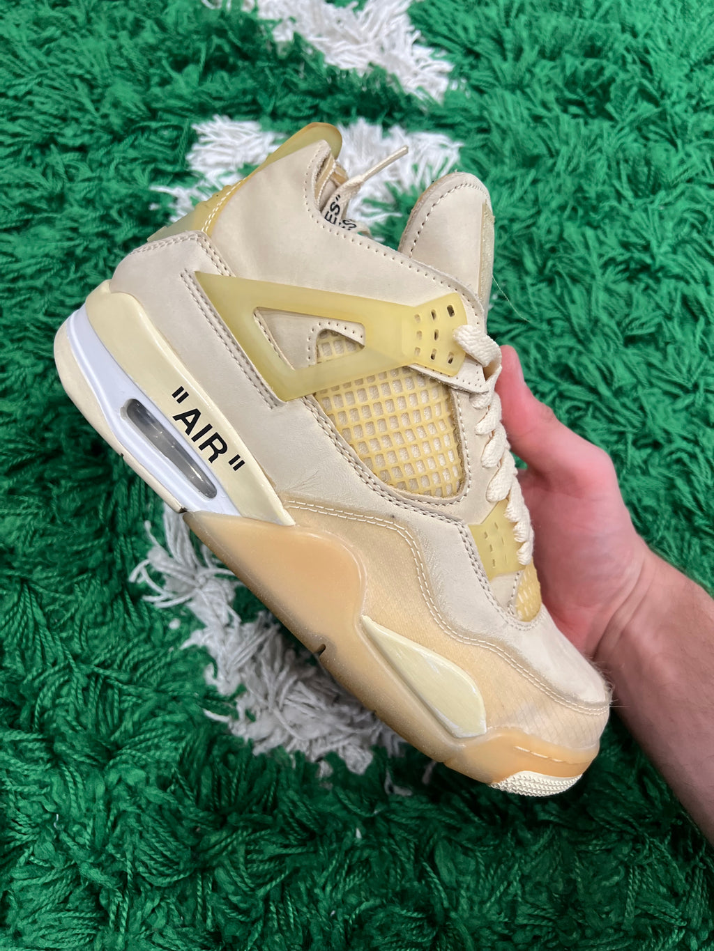 Jordan 4 Off-White Sail (Women's) (Preowned 5.5M/7W)