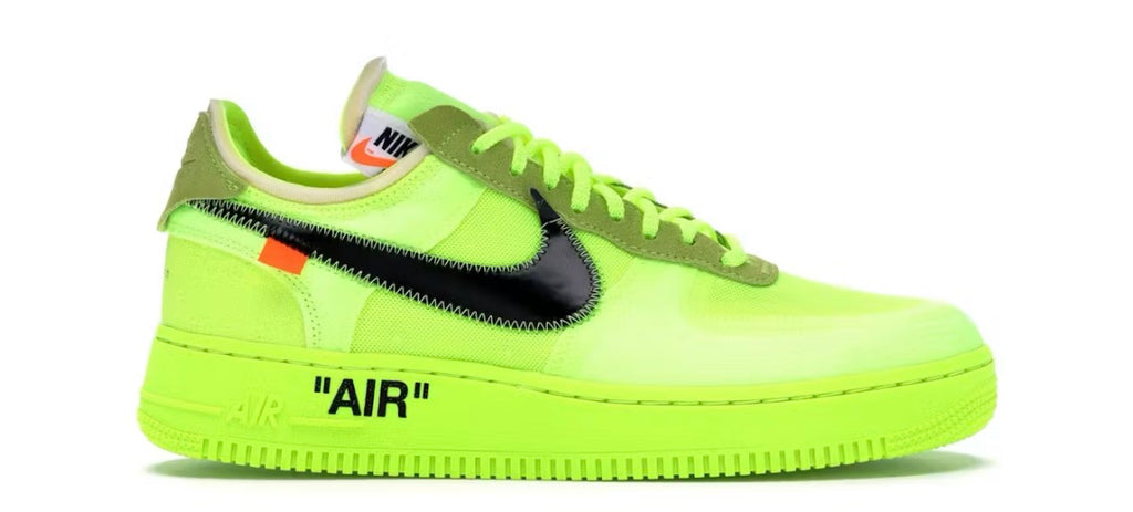 Nike Air Force 1 Low Off-White Volt (Preowned 8.5M)