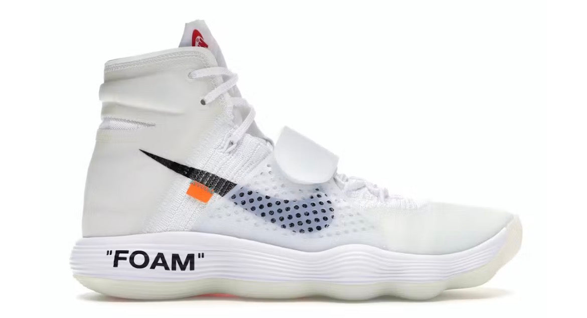 Nike React Hyperdunk 2017 Flyknit Off-White (Preowned 8M)