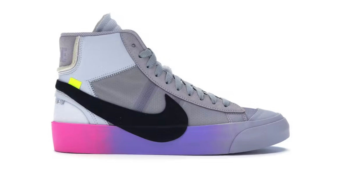 Nike Blazer Mid Off-White Wolf Grey Serena Queen (Preowned 8.5M)